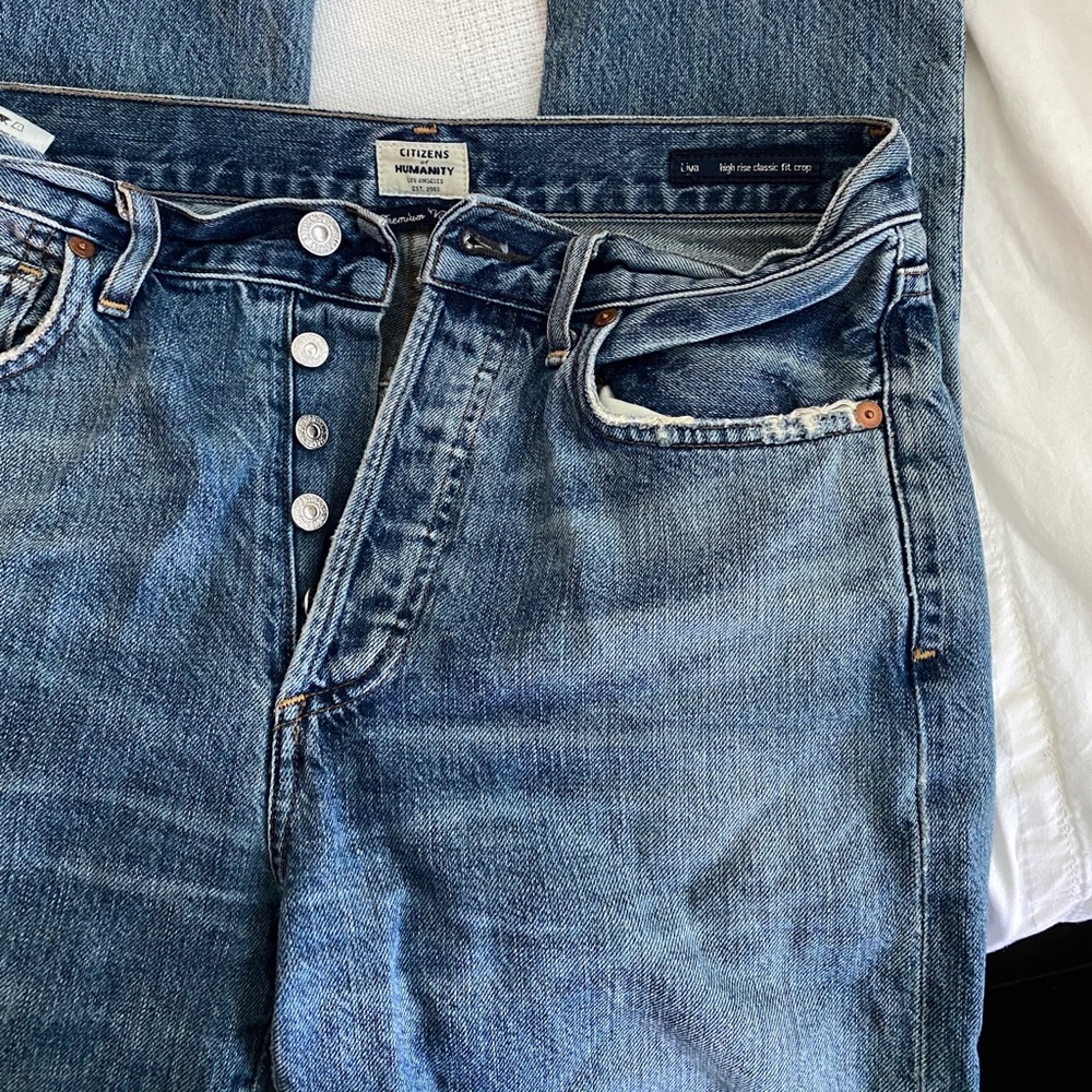 CITIZENS OF HUMANITY LIYA HIGH RISE JEANS DENIM